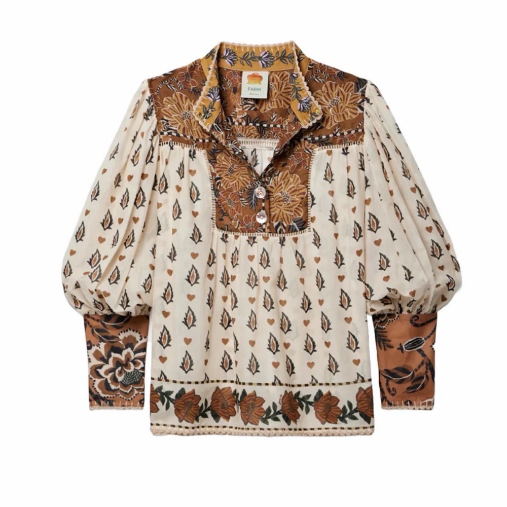 FARM Rio Multicolor Floral Blouse - Picture 2 of 6